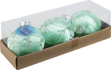 Набор шаров новогодних Волшебная страна SYQB-0124050 / 108667 - фото