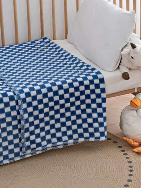 Одеяло для малышей Бояртекс Байковое клетка 100x140