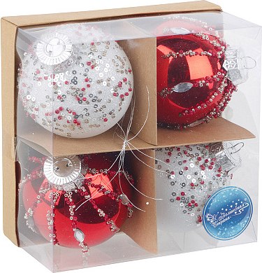 Набор шаров новогодних Волшебная страна SYQB-0124087 / 108535 - фото