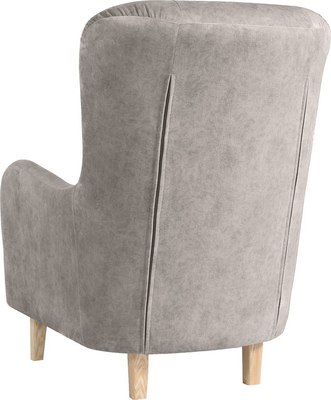 Кресло мягкое KRONES Калипсо (велюр светло-серый)