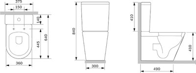 Унитаз напольный AM.PM Func / C8F8600SC