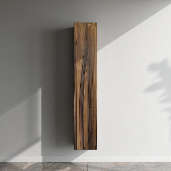 Шкаф-пенал для ванной AM.PM Gem M90CHL0306HF (левый, ореховый)