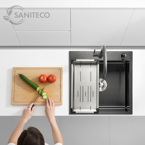 Мойка кухонная Saniteco 5050 PVD