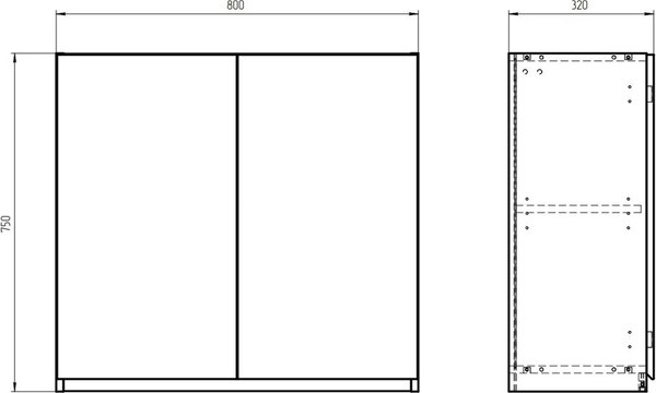 Шкаф навесной для кухни Dipriz Д.73042.1