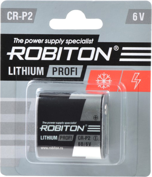 Батарейка Robiton Profi CR-P2 BL1 / БЛ14624