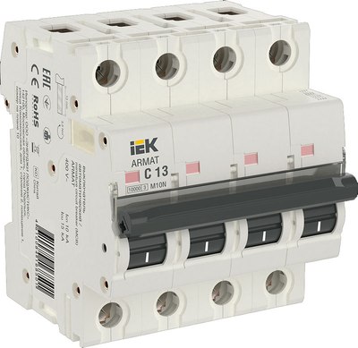 Выключатель автоматический IEK AR-M10N-4-C013 - фото