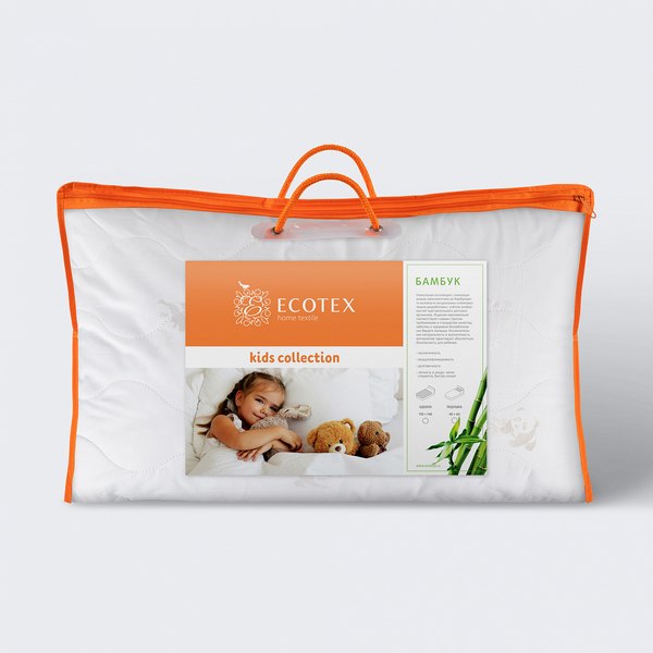 Подушка для малышей ECOTEX Бамбук Baby Line 40x60 / ПБ46