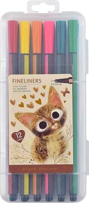 Набор капиллярных ручек Bruno Visconti Love Me / 36-0034 - фото