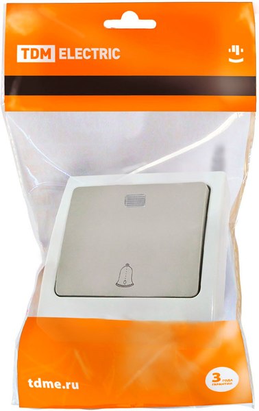 Кнопка звонка TDM Вуокса SQ1803-0107