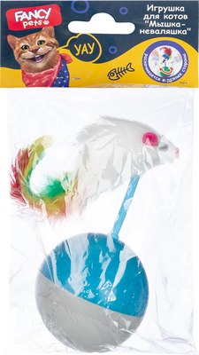 Игрушка для кошек Fancy Pets Мышка-неваляшка / FG230613002N