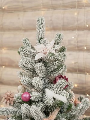 Ель искусственная National Tree Company Сказка заснеженная / СК/ЗСН-130 (130см)