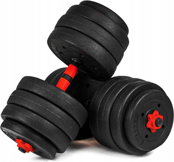 Набор гантелей Ametist С соединительным грифом