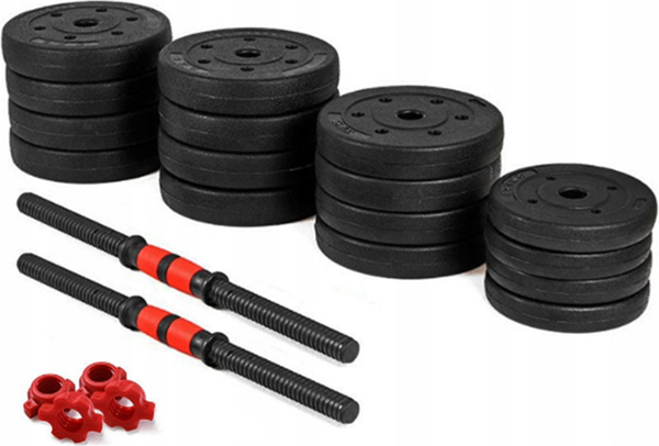 Набор гантелей Ametist С соединительным грифом