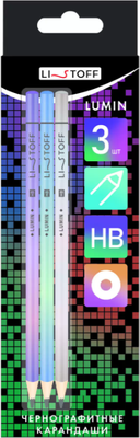 Набор простых карандашей Listoff Lumin / КЧГЛ30008 - фото