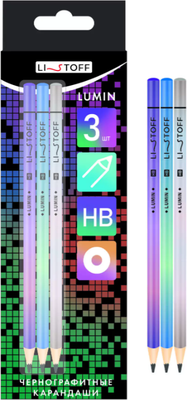 Набор простых карандашей Listoff Lumin / КЧГЛ30008