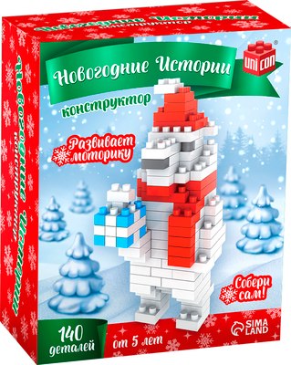 Конструктор Unicon Новогодние истории 9110 / 7820372 - фото