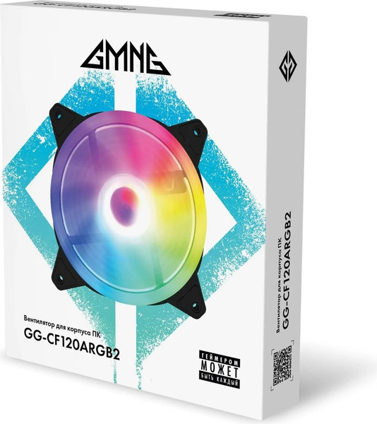 Вентилятор для корпуса GMNG GG-CF120ARGB2-PWMBK ARGB