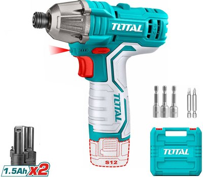 Аккумуляторный шуруповерт TOTAL TIRLI12015 - фото
