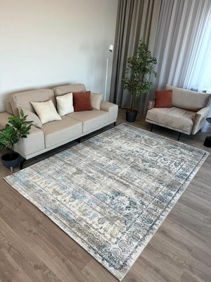 Ковер Radjab Carpet Бьянка Прямоугольник D008A / 8077RK-B