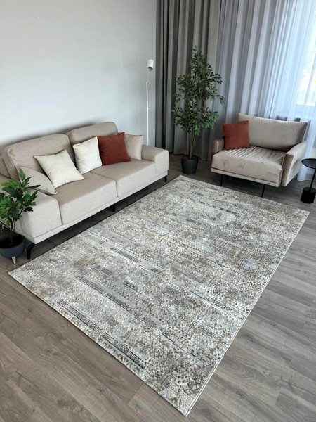 Ковер Radjab Carpet Бьянка Прямоугольник D057A / 7585RK-B