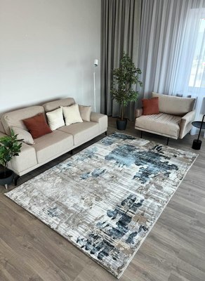 Ковер Radjab Carpet Бьянка Прямоугольник D009A / 8079RK-B