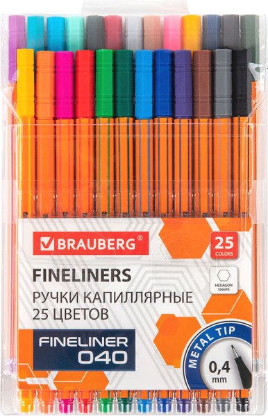 Набор капиллярных ручек Brauberg 144145 - фото