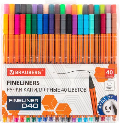 Набор капиллярных ручек Brauberg 144146 - фото
