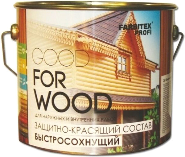 Защитно-декоративный состав Farbitex Profi Wood Быстросохнущий - фото
