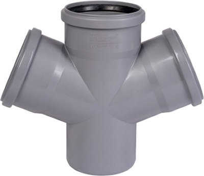 Крестовина внутренней канализации Ostendorf ПП 50x50x50/67 / 112900 - фото