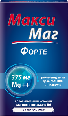 Витаминно-минеральный комплекс Макси Маг Форте №30 - фото