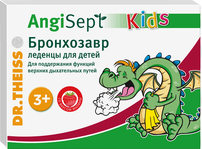 Пищевая добавка Dr. Theiss Леденцы. Бронхозавр. Для детей №6 - фото