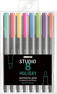Набор маркеров Listoff Studio. Holiday / НМД80044 - фото