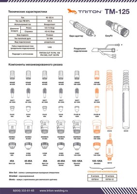 Плазморез TRITON TM-125 / 03730-6