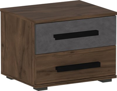 Прикроватная тумба Мебельград Глазго с 2-мя ящиками - фото