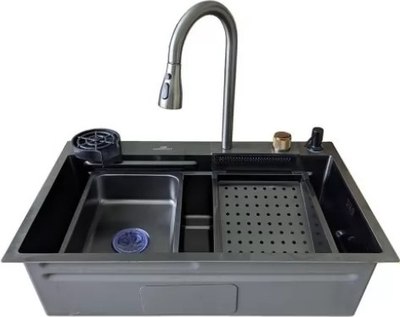 Мойка кухонная со смесителем Wisent WG37546ВD