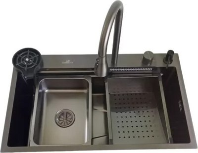 Мойка кухонная со смесителем Wisent WG37546ВD
