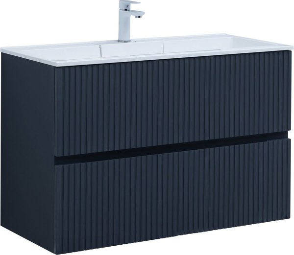 Тумба под умывальник Aquanet Джейн 100 Flat / 335431 - фото