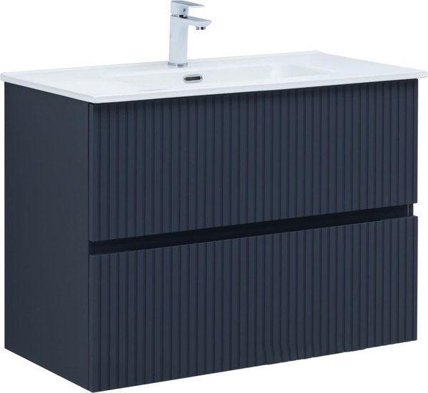 Тумба под умывальник Aquanet Джейн 90 Flat / 335430 - фото