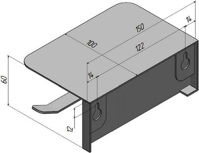 Держатель для туалетной бумаги Aquanet Магнум 336612