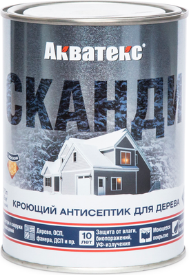 Антисептик для древесины Акватекс Сканди - фото