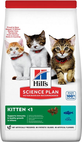 Сухой корм для кошек Hill's Science Plan Kitten с тунцом - фото