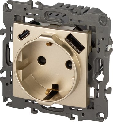 Розетка ЭРА Elegance 14-4108-04 / Б0067740