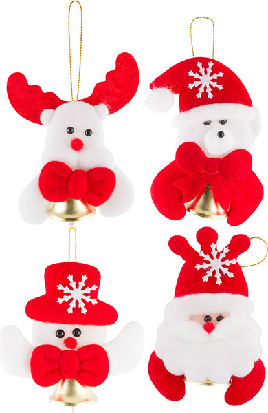 Елочная игрушка Волшебная страна Бубенчик с игрушкой SYTLD-541927 / 005783