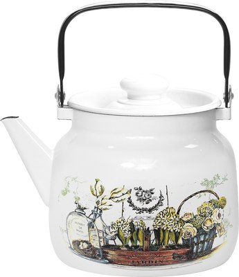 Чайник Лысьвенские эмали Винтаж 2713П2/4 - фото