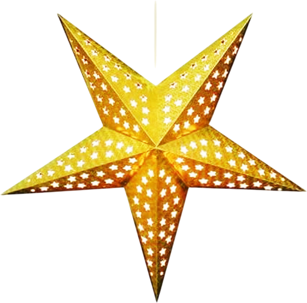 Елочная игрушка MONAMI Рождественская звезда / GO-45 - фото