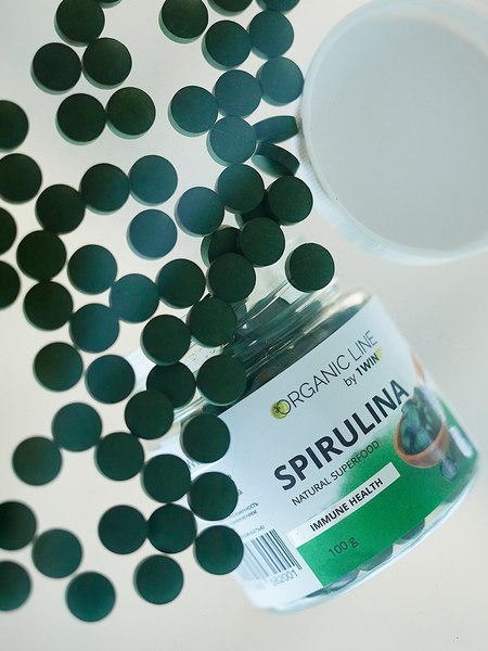 Пищевая добавка 1WIN Спирулина в таблетках