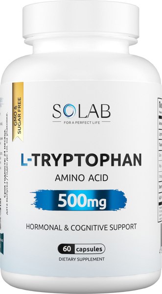 L-триптофан SOLAB 60 капсул - фото