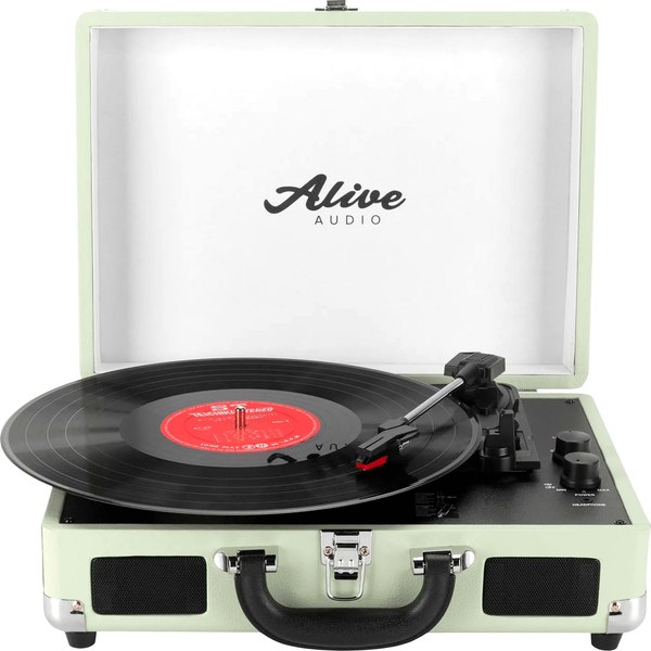 Проигрыватель виниловых пластинок Alive Audio Glam Mist c Bluetooth / GLM-01-MS - фото