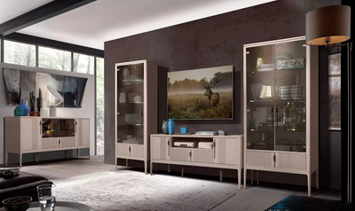 Шкаф с витриной Гомельдрев Мирано ГМ 1632Е