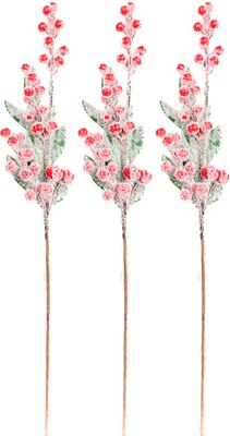 Ветка новогодняя GrandSiti 23842-3 / L58CM - фото